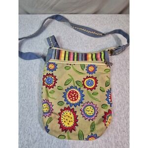 Anne Ormsby Women's Flower Purse Bag Tote Worh Shoulder Strap Floral Design